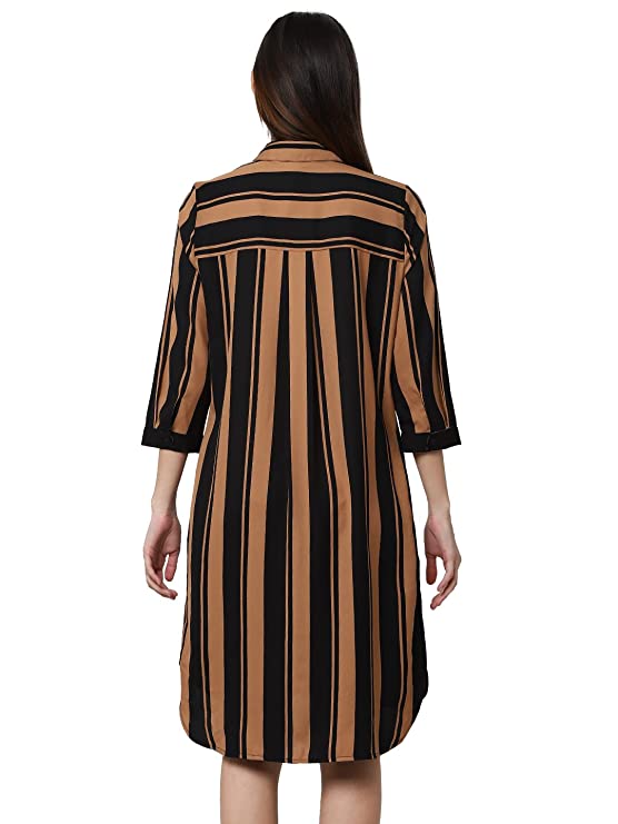 VERO MODA Women's Polyester Shirt Knee-Length Dress - Image 4