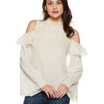 VERO MODA Women's Plain Regular Fit Top